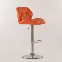 Барный стул Barneo N-85 Diamond оранжевый в Приобье - priobie.mebel24.online | фото 2