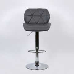 Барный стул Barneo N-85 Diamond серый в Приобье - priobie.mebel24.online | фото 3