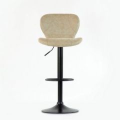 Барный стул Barneo N-86 Time / Black / VPU Beige Vintage PK970-1 в Приобье - priobie.mebel24.online | фото 2