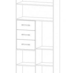 БУРАТИНО Шкаф Стеллаж в Приобье - priobie.mebel24.online | фото 2