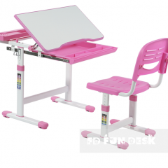 Комплект парта + стул трансформеры Cantare Pink в Приобье - priobie.mebel24.online | фото