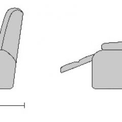 Диван-трансформер Recliner TWIN (Твин) 1 кат. ткани в Приобье - priobie.mebel24.online | фото 5