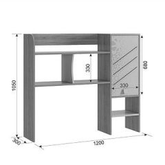 ЭНЕРДЖИ Надстройка 1200 прямая в Приобье - priobie.mebel24.online | фото 2