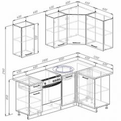 Кухонный гарнитур угловой Бланка 2000х1200 (Стол. 26мм) в Приобье - priobie.mebel24.online | фото 2