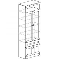 Гостиная Инна 4 Денвер темный в Приобье - priobie.mebel24.online | фото 7