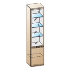 Гостиная Карина Композиция 4 (Акация Молдау) в Приобье - priobie.mebel24.online | фото 3