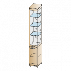 Гостиная Мелисса Композиция 11 (Акация Молдау) в Приобье - priobie.mebel24.online | фото 3