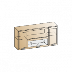 Гостиная Мелисса Композиция 2 (Гикори Джексон светлый) в Приобье - priobie.mebel24.online | фото 5