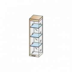 Гостиная Мелисса Композиция 8 (Акация Молдау) в Приобье - priobie.mebel24.online | фото 3