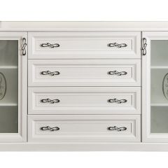 Гостиная Мишель 1+комод+зеркало+1 в Приобье - priobie.mebel24.online | фото 3