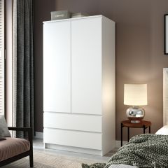 МОРИ Гостиная модульная (белый) в Приобье - priobie.mebel24.online | фото 4