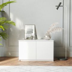МОРИ Гостиная модульная (белый) в Приобье - priobie.mebel24.online | фото 7
