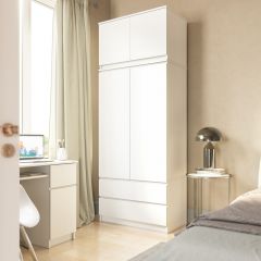 МОРИ Гостиная модульная (белый) в Приобье - priobie.mebel24.online | фото 8