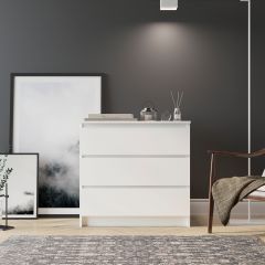 МОРИ Гостиная модульная (белый) в Приобье - priobie.mebel24.online | фото 2