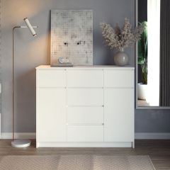 МОРИ Гостиная модульная (белый) в Приобье - priobie.mebel24.online | фото 10