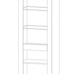 РЕГИНА Гостиная (модульный) Дуб самдал в Приобье - priobie.mebel24.online | фото 5