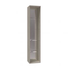 Гостиная София СП-5 Пенал-витрина МДФ Дуб крафт белый в Приобье - priobie.mebel24.online | фото 2