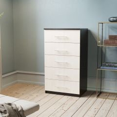 Комод ФАВОРИТ (Венге/Дуб молочный) в Приобье - priobie.mebel24.online | фото 2