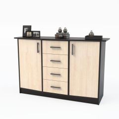 Комод К-2.1 (Венге/Дуб молочный) в Приобье - priobie.mebel24.online | фото