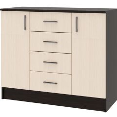 СОФИЯ Комод К1000 2Д (венге/дуб белфорт) в Приобье - priobie.mebel24.online | фото