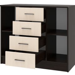 СОФИЯ Комод К1000 2Д (венге/дуб белфорт) в Приобье - priobie.mebel24.online | фото 2