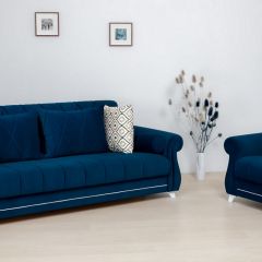 Комплект Роуз ТД 410 диван-кровать + кресло + комплект подушек в Приобье - priobie.mebel24.online | фото