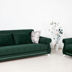 Комплект Роуз ТД 411 диван-кровать + кресло + комплект подушек в Приобье - priobie.mebel24.online | фото