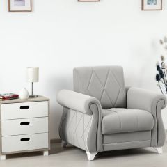 Комплект Роуз ТД 414 диван-кровать + кресло + комплект подушек в Приобье - priobie.mebel24.online | фото 2