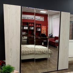 КРАФТ Спальный гарнитур (модульный) белый/венге в Приобье - priobie.mebel24.online | фото 8