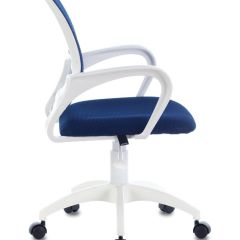 Кресло BRABIX "Fly MG-396W" (белый/темно-синее) 532399 в Приобье - priobie.mebel24.online | фото 3