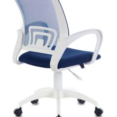 Кресло BRABIX "Fly MG-396W" (белый/темно-синее) 532399 в Приобье - priobie.mebel24.online | фото 4