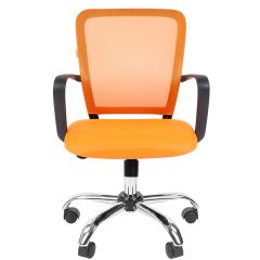 Кресло для оператора CHAIRMAN 698 хром (ткань TW 16/сетка TW 66) в Приобье - priobie.mebel24.online | фото 2