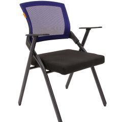 Кресло для посетителей CHAIRMAN NEXX (ткань стандарт черный/сетка DW-61) в Приобье - priobie.mebel24.online | фото 1