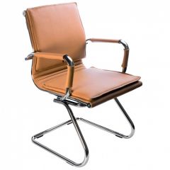 Кресло для посетителя Бюрократ CH-993-Low-V/Camel светло-коричневый в Приобье - priobie.mebel24.online | фото