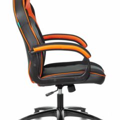 Кресло игровое Бюрократ VIKING 2 AERO ORANGE черный/оранжевый в Приобье - priobie.mebel24.online | фото 3