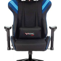 Кресло игровое Бюрократ VIKING 4 AERO BLUE черный/синий в Приобье - priobie.mebel24.online | фото 3