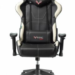 Кресло игровое Бюрократ VIKING 5 AERO WHITE черный/белый в Приобье - priobie.mebel24.online | фото 3