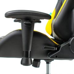 Кресло игровое Бюрократ VIKING 5 AERO YELLOW черный/желтый в Приобье - priobie.mebel24.online | фото 5