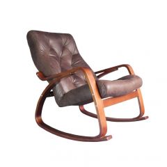 Кресло качалка Гранд 103-З-Ш Шоколад в Приобье - priobie.mebel24.online | фото