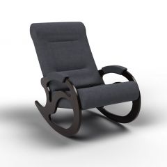 Кресло-качалка Вилла 11-Т-ГР (тканьвенге) ГРАФИТ в Приобье - priobie.mebel24.online | фото