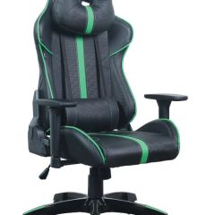 Кресло компьютерное BRABIX "GT Carbon GM-120" (черное/зеленое) 531929 в Приобье - priobie.mebel24.online | фото
