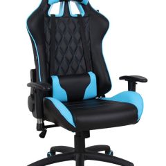 Кресло компьютерное BRABIX "GT Master GM-110" (черное/голубое) 531928 в Приобье - priobie.mebel24.online | фото 1