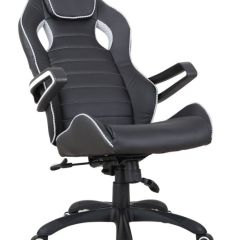 Кресло компьютерное BRABIX "Techno Pro GM-003" (черное/серое, вставки серые) 531814 в Приобье - priobie.mebel24.online | фото 3