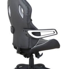 Кресло компьютерное BRABIX "Techno Pro GM-003" (черное/серое, вставки серые) 531814 в Приобье - priobie.mebel24.online | фото 4