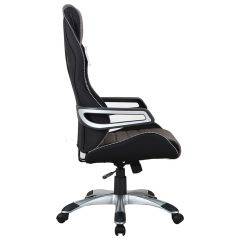 Кресло компьютерное BRABIX Techno GM-002 (ткань) черное/серое, вставки белые (531815) в Приобье - priobie.mebel24.online | фото 4