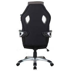 Кресло компьютерное BRABIX Techno GM-002 (ткань) черное/серое, вставки белые (531815) в Приобье - priobie.mebel24.online | фото 6