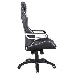 Кресло компьютерное BRABIX Techno Pro GM-003 (экокожа черное/серое, вставки серые) 531814 в Приобье - priobie.mebel24.online | фото 3