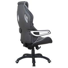 Кресло компьютерное BRABIX Techno Pro GM-003 (экокожа черное/серое, вставки серые) 531814 в Приобье - priobie.mebel24.online | фото 7