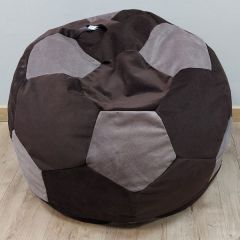 Кресло-мешок Мяч M (Vital Chocolate-Vital Java) в Приобье - priobie.mebel24.online | фото