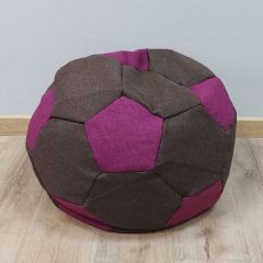 Кресло-мешок Мяч S (Savana Chocolate-Savana Berry) в Приобье - priobie.mebel24.online | фото